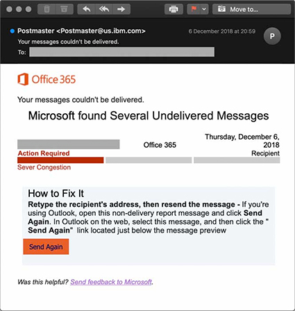 It-sikkerhed - Falske email fra Office 365