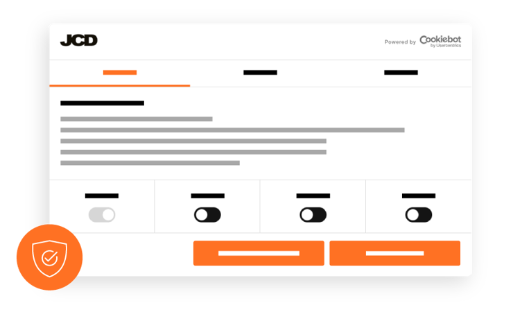 Cookiebot Mockup