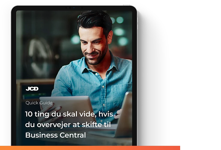 Quick Guide Inden Du Skifter Til Business Central