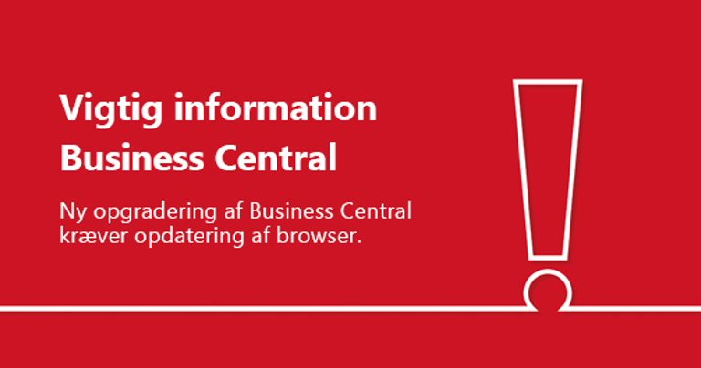 JCD Opgradering Af Business Central Edge