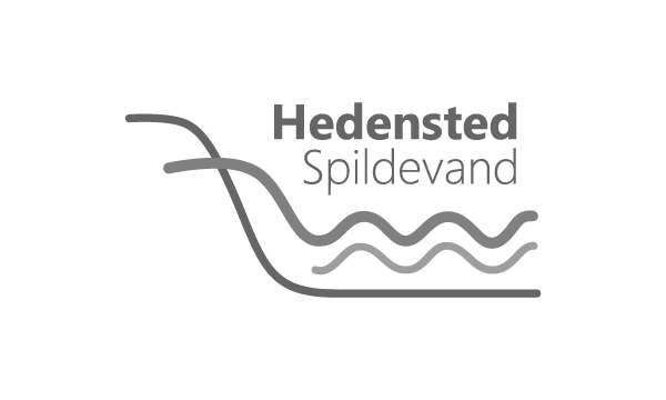 Hedensted Spildevand Logo BW