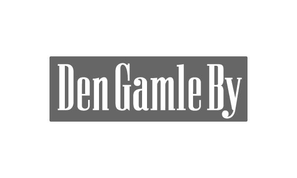 Den Gamle By 1 Case Logo Bw