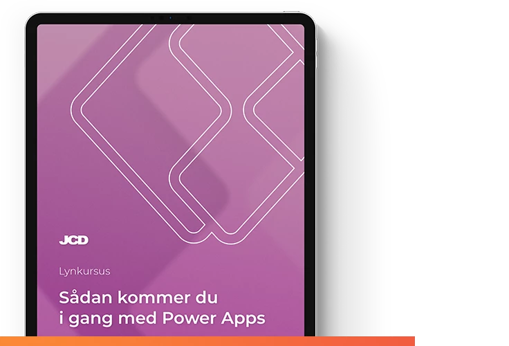 Jcd Lynkursus Power Apps Ebog