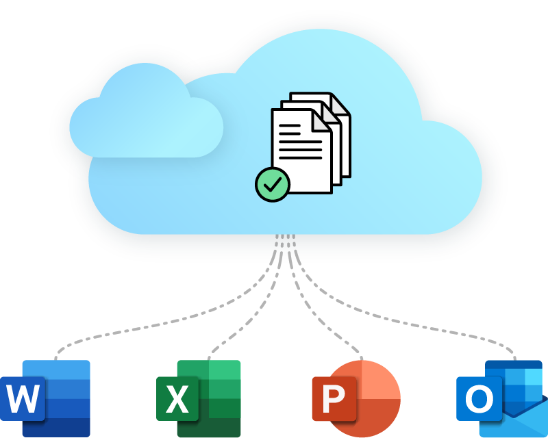 Office-programmer gemmer data i skyen